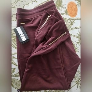 Womens Marc New York Jogger,Size 2XL,Color-Burgundy